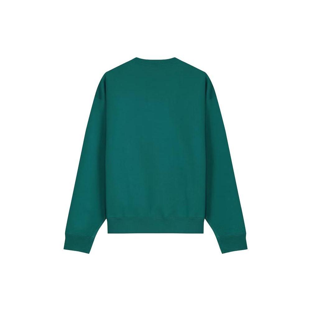 Nike Embroidered Logo Solid Crew Neck Sweatshirt Men Tops Green CV0554-340