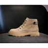 Leather Martin boots women's short boots retro student versatile autumn and winter new locomotive boots