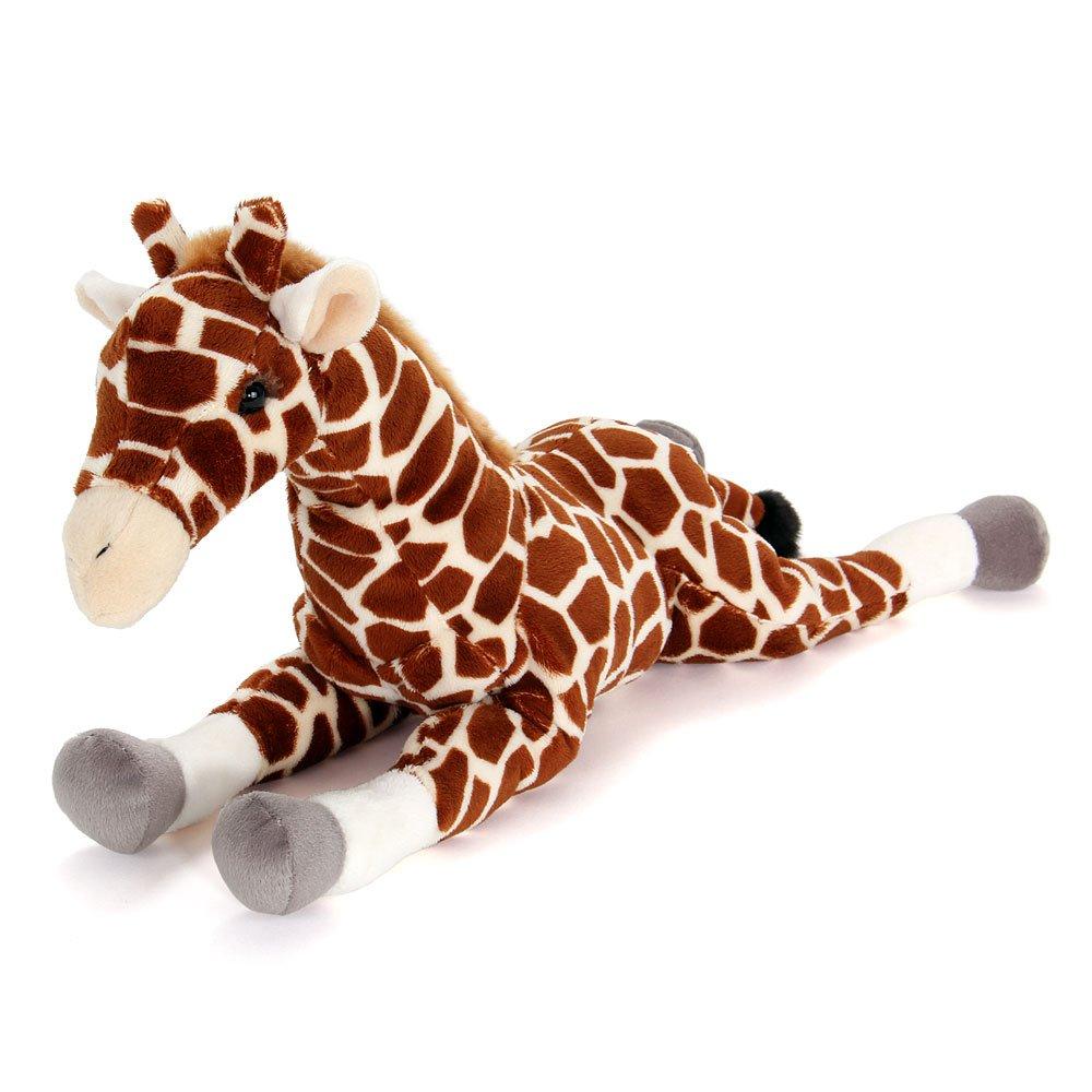 Calorata Giraffe Plush Toy Realistic Animal Toy Doll Gift Present Birthday Christmas Present (Large/Reclining Series/Soft Touch) (Twice Tested) /