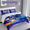 3pcs Solo Leveling Sung Jin-woo2 pattern bedding set duvet cover set includes duvet cover &pillowcases, perfect all season bedroom decoration & gift