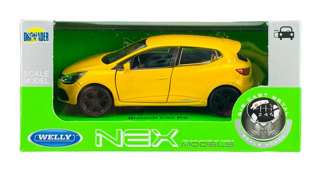 WELLY RENAULT CLIO RS GELB 1:34 43672