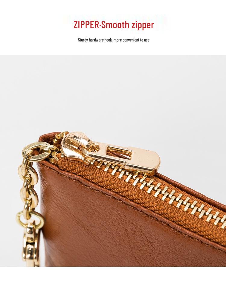 2025 New Women's Genuine Leather Mini Coin Purse - European & American Style, Short & Super Thin Wallet