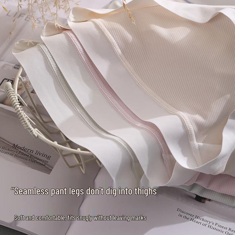 LANGSHA Women's Plus Size Ice Silk High-Waist Tummy Control Briefs (3-Pack)