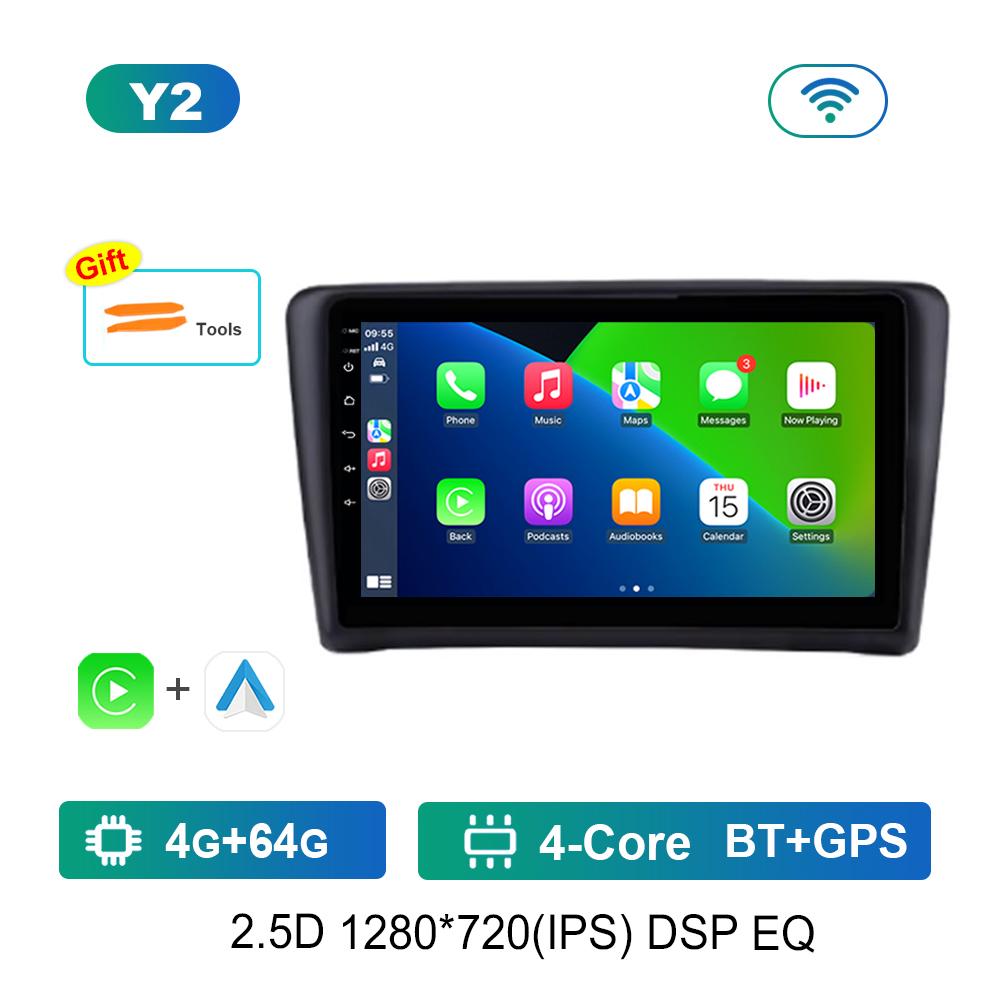GPS Navigation Android OS 9 Inch for Skoda Rapid 2012 - 2020 4G Car Radio Multimedia Player WiFi Bluetooth DSP Stereo IPS Screen