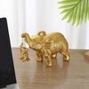 Mothers Day Gift Resin Cartoon Elephant Desktop Decor For Family Celebration