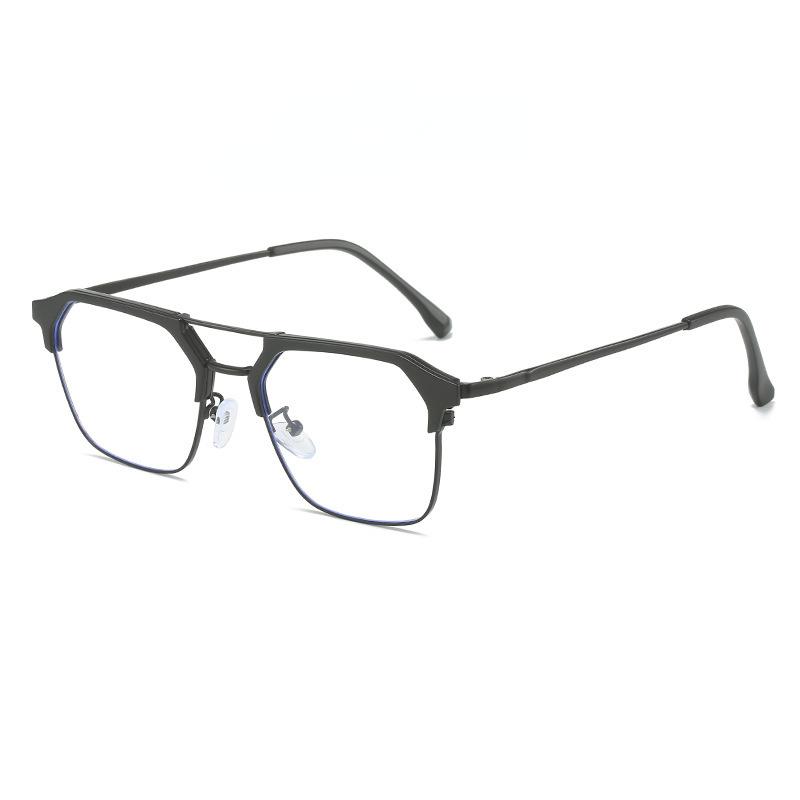 Ochelari cu dioptrii negative cu lentile duble pentru bărbați și femei, ochelari de miopie anti-lumină albastră, ochelari retro pentru vedere de aproape, ochelari de vedere la modă, ochelari cu prescripție