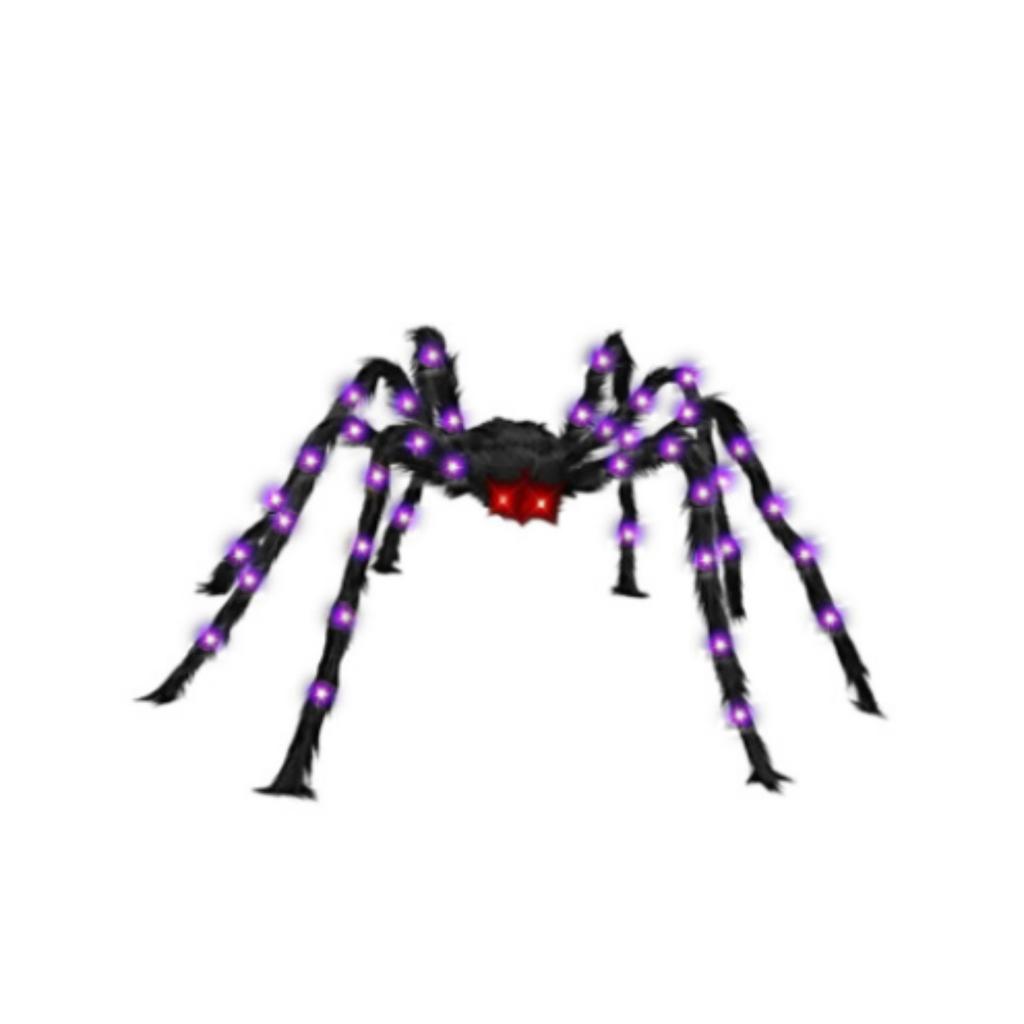 7in Jumbos Halloween Light Up Spider Scary Giant Spider For Indoor Outdoor Halloween Spider Decorations Party Favors Yard Home House Décor Multicolor