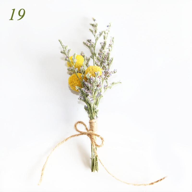 1PC Decorative Flowers Bouquet Mini Natural Dried Flowers Fresh Preserved Babysbreath Wedding