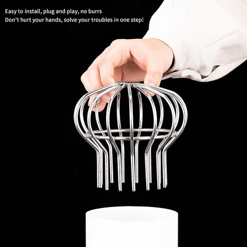 Down Pipe Gutter Balloon Guard Filter Strainer Gutter Protection Downspout Filter To Prevent Leaf Floor Drain Net Cover