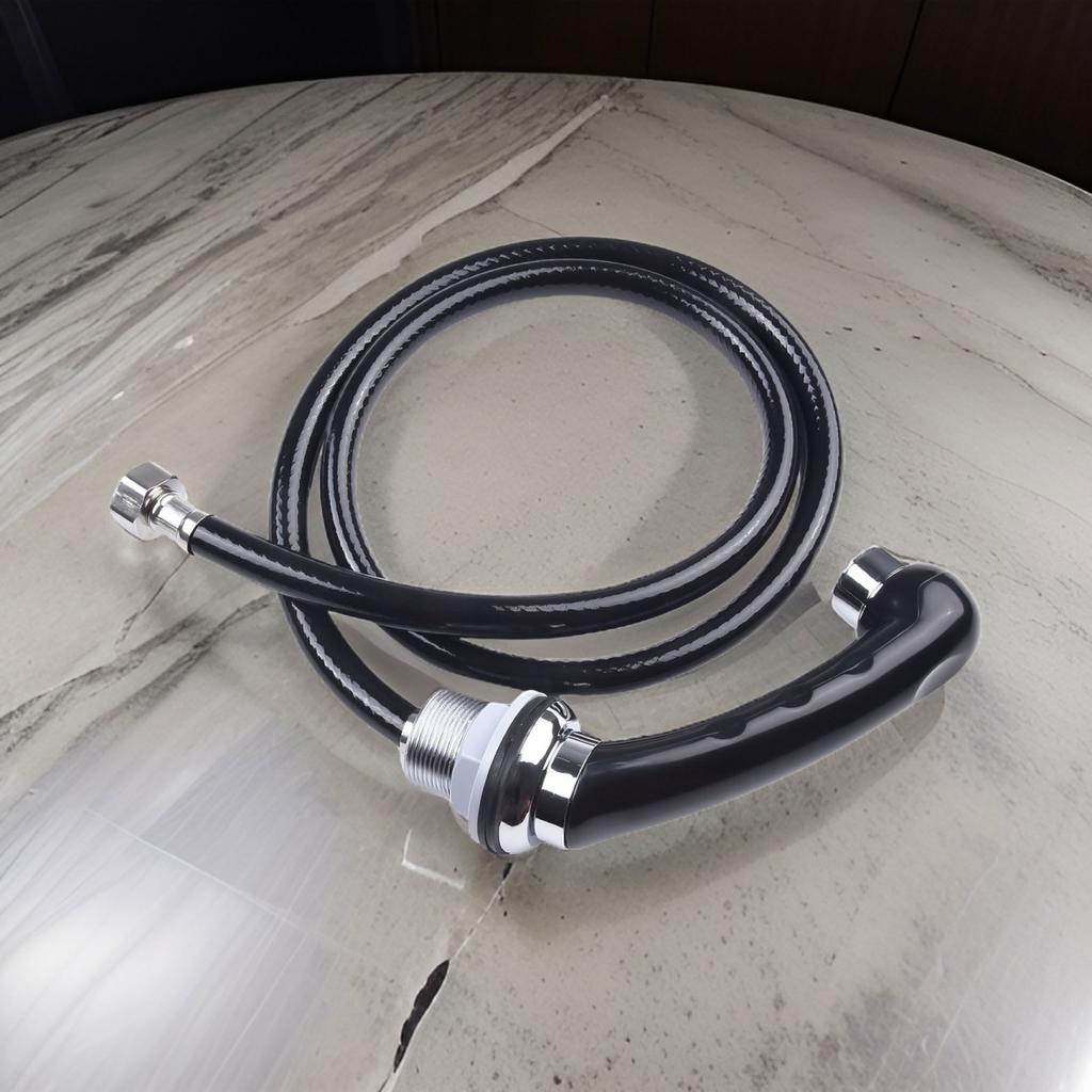 Shower Head & Hose Nozzle 15cm Pipe 117cm Anti-corrosion