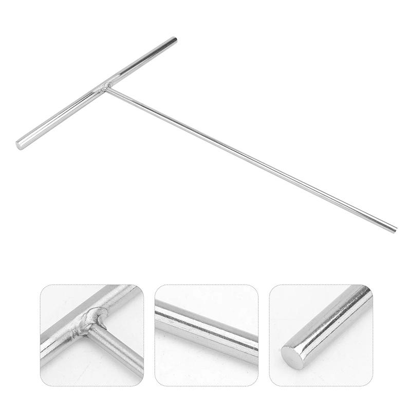 Crepe Spatula Spreader Pancake T Maker Tool Turner Utensils Cake Shape Rake Pan Stainless Steel Making Kit Stick Icing Brownie