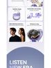 M91AI Bluetooth Bone Conduction Earbuds: Clip-on, High-Quality Sound, Smart Translation, Wireless.