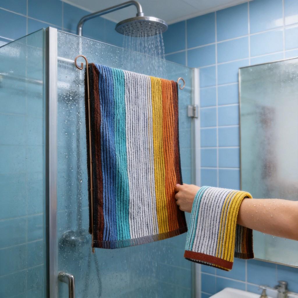 Luxuriöse Schnelltrocknende Gestreifte Baumwoll-Badetücher Weiche Und Saugfähige Dusch-Handtücher