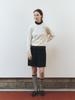 Reply Soft Wool Round-Neck Knit Top_Cream