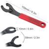 2Pcs Mountain Bike Fixed Gear Bottom Bracket Tool Flywheel Locking Ring Character Wrench