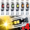 1/4Pcs Car Parking Lights T10 W5W LED Bulbs 3030 5SMD Instrument Lamp Auto License Plate Light