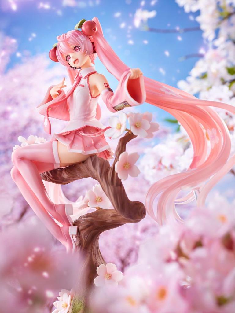 [USED] Hatsune Miku Sakura Miku Spiritail Sakura Fairy Figure Opened Used