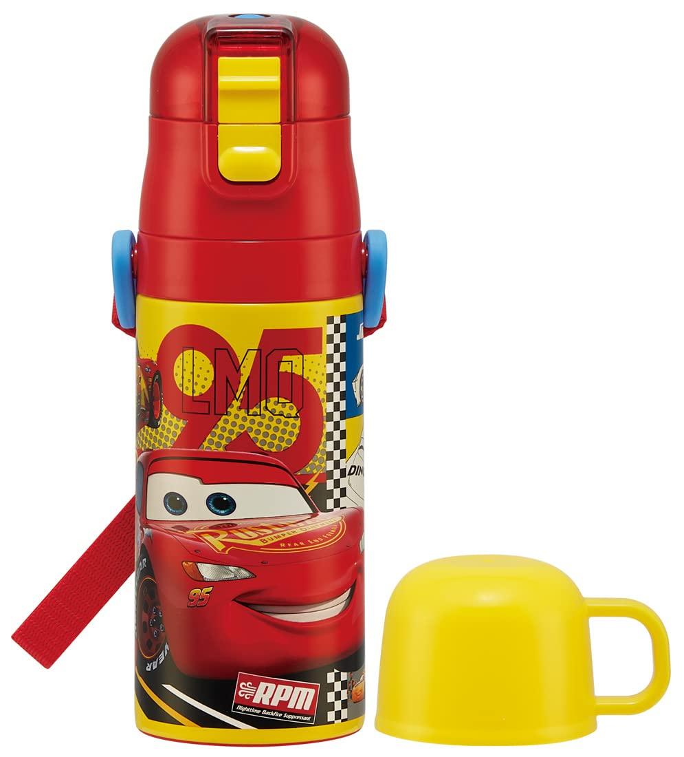 

Skater 2WAY Stainless Steel Kids Water Bottle with Cup 350ml Disney Cars 22 Boys Children s SKDC3-A