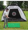 Golf Übungsnetz Indoor 2M Oxford-Stoff Golf Übungszelt Outdoor Garten Rasen Tragbare Golf Trainingsausrüstung Zubehör