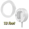 Clear Transparent Magnetic Window Air Conditioner Drain Kit Clear Condensate Hose  Office Use