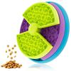 Pet Slow Food Bowl 3-Layers Puzzle Puppy Non-slip Rotating Feeder Reusable Dog Slow Eating Interactive Game Toy Pet Supplies
