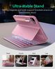 ESR iPad Pro Case Exclusive Rotating Case with Removable Magnetic 9 Adjustable Angle Rugged Shift Pink 12.9 (2022/2021, 6th/5th Generation) Cover,