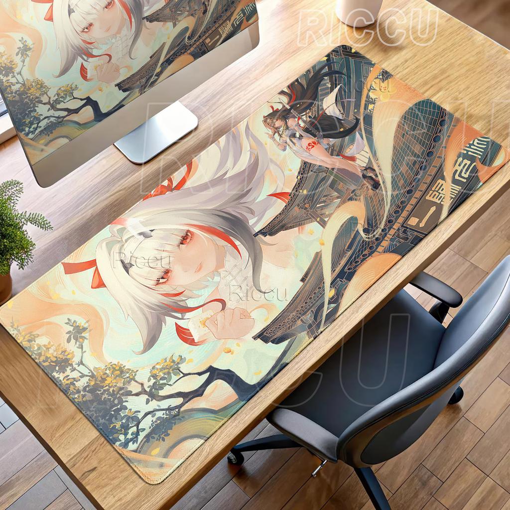 Ye Shunguang Mouse Pad Anime Girl Style Zenless Zone Zero ZZZ Game Character Aesthetics Non-slip Computer Keyboard Office Carpet