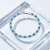 Colorful Crystal Tennis Bracelet For Women Fashion Cubic Zirconia Bracelets Devil's Eye Chain Bracelet Luxury Jewelry Gift