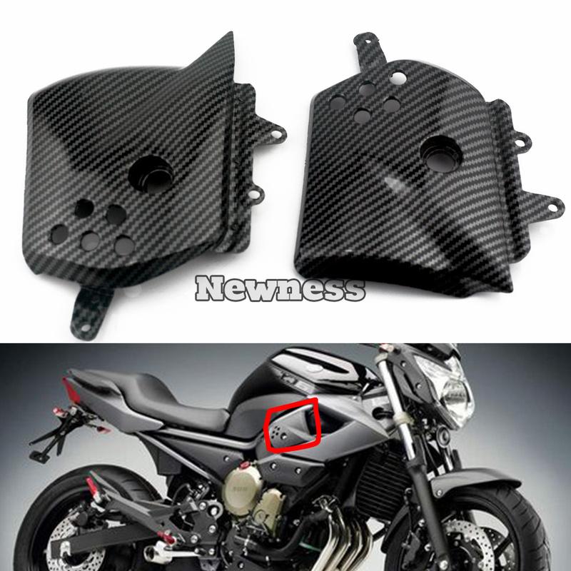 Motorcycle Body Fairings Carbon Front Bracket Side Cover Panel Cowl Fender Fairing For Yamaha XJ6 2009 2010 2011 2012