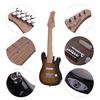 Muslady 28 Inch Kids Children ST Electric Guitar Kit Maple Neck Paulownia Body with Mini Amplifier