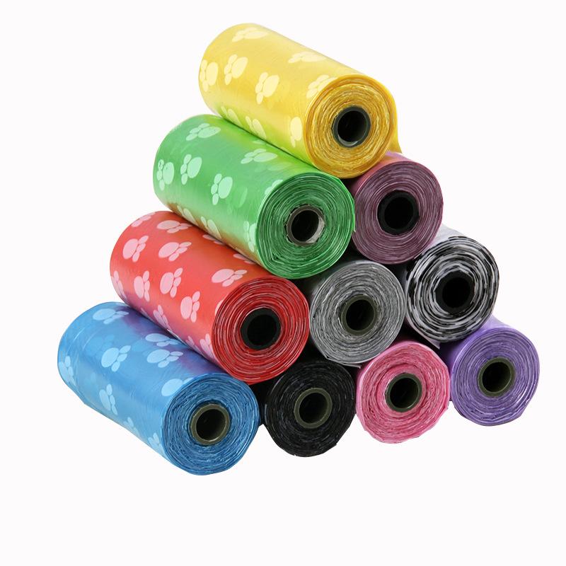Outdoor Pet Waste Bags - Printed, Portable Poop Bags for Dogs & Cats