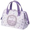 Skater Lunch Clasp Flower Bag, Insulated, Closure, Women's, Sanrio, Kuromi, Wreath, KGA1-A