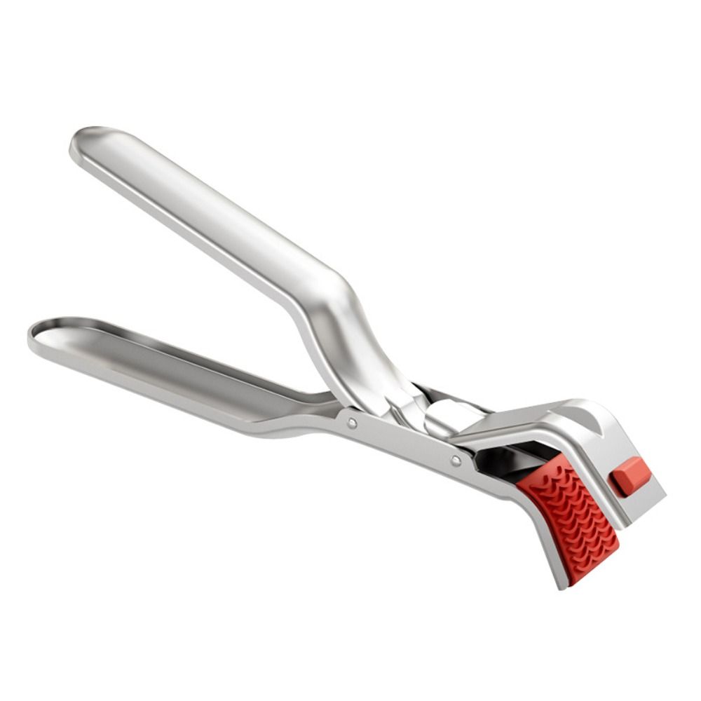 Ergonomic Handle Anti-scalding Clip Retriever Tong Dish Clamp Hot Bowl Holder  Steamers Oven