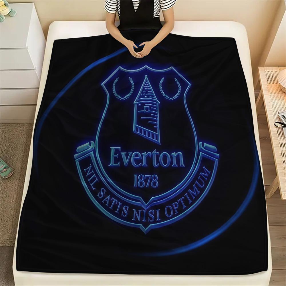 Everton Football Club Flannel Blanket, High quality Comfortable for All Seasons, Home Decor, Warmth and Comfort
