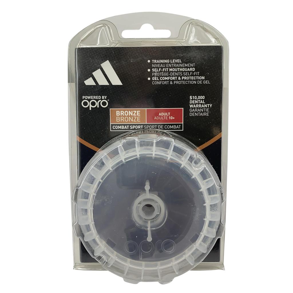 Adidas Mundstück OPRO BRONZE GEN4 Mundschutz mit Etui Kampfsport Rugby Fußball Baseball Kontaktsportarten 11 und //Martial (Erwachsene (Altersangaben), Schwarz)