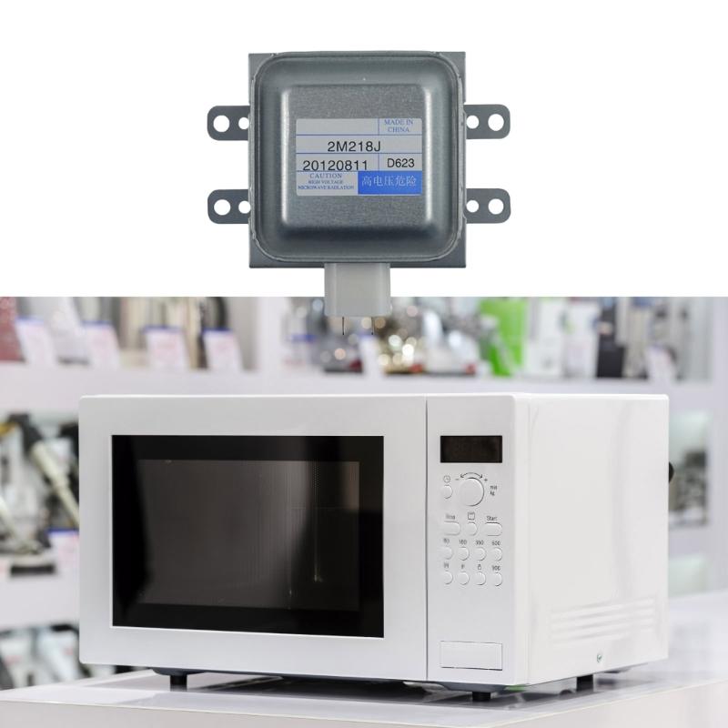 2M218J Microwave Generator 800W Microwave Magnetron Microwave Emitter Metal Texture Suitable for Efficient Cooking