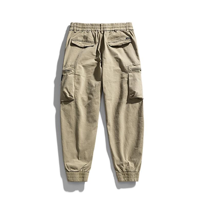 New men's trendy retro casual outdoor sports jogger work pants