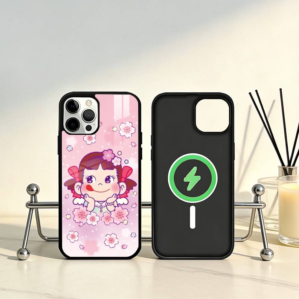 

F-Fujiya-Milkys-Peko-C-Chan Phone Case For iPhone17,16,15,14,13,12,11 Plus,Pro Max Magnetic For Magsafe Wireless Charging iPhone12PROMAX