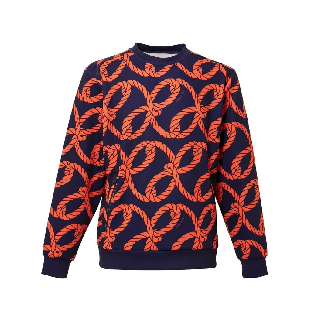 Jun Rope Rope Print Navy & Men's Sweatshirt, (EJM34110)