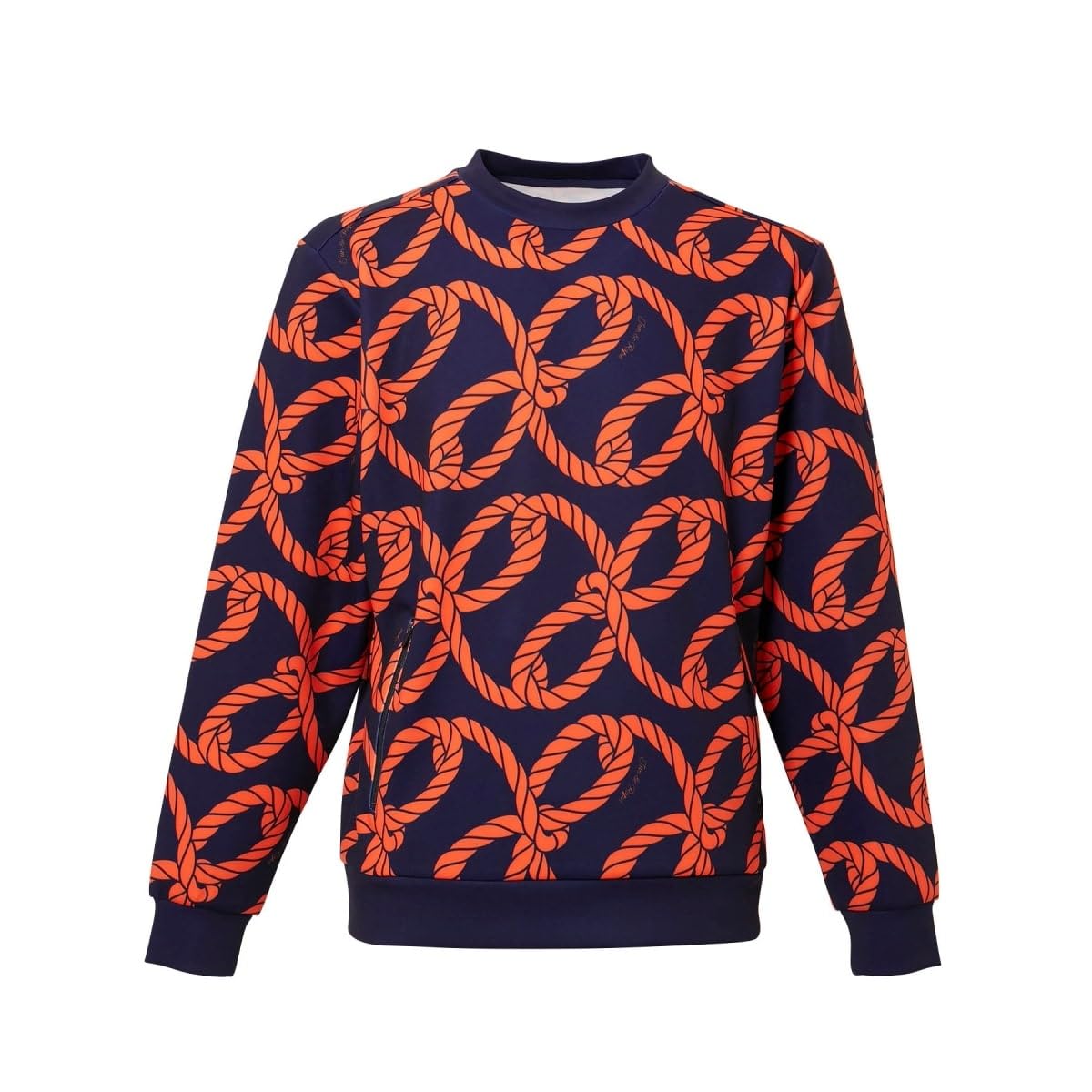 

Jun Rope Принт Веревки Темно-синий и Мужской Свитшот, (EJM34110)