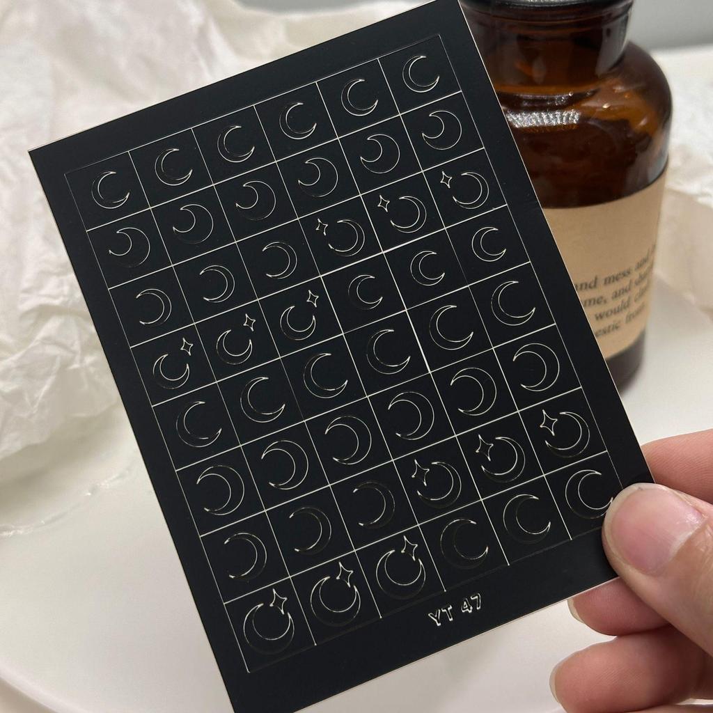 Nail Art Accessories: Adhesive Stickers, Star & Butterfly Designs, Glue Pads, Spray Paint, Small Decor Elements