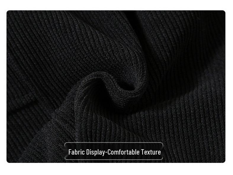 Men's Plus Size Cotton Fleece Pants: Spring/Autumn Straight-Leg Loose Fit for Casual Sportswear