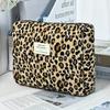 Modische Leopardenmuster Make-up-Organizer-Tasche, Große Kapazität Tragbare Reise-Kulturbeutel, Kosmetiktasche Reise-Kulturbeutel-Organizer