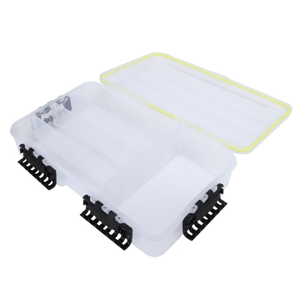 with Removable Partitions Fishing Lure Storage Box Waterproof Fishing Tackle Box  Fishing Outdoors