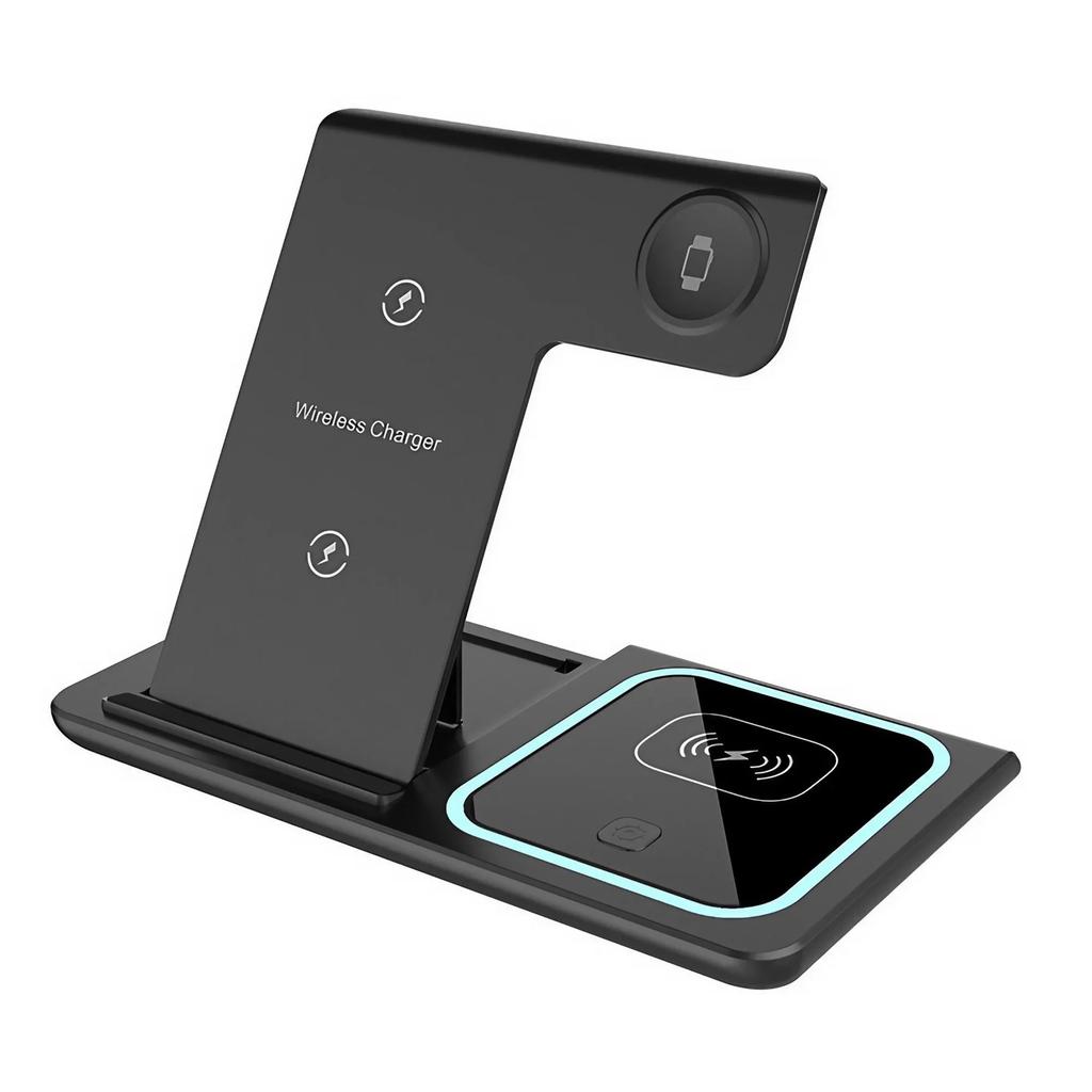 Magnetic Wireless Charger 15W 5-in-1 Wireless Charger Clock Wireless Charger for IPhone IWatch Ultra AirPods Samsung