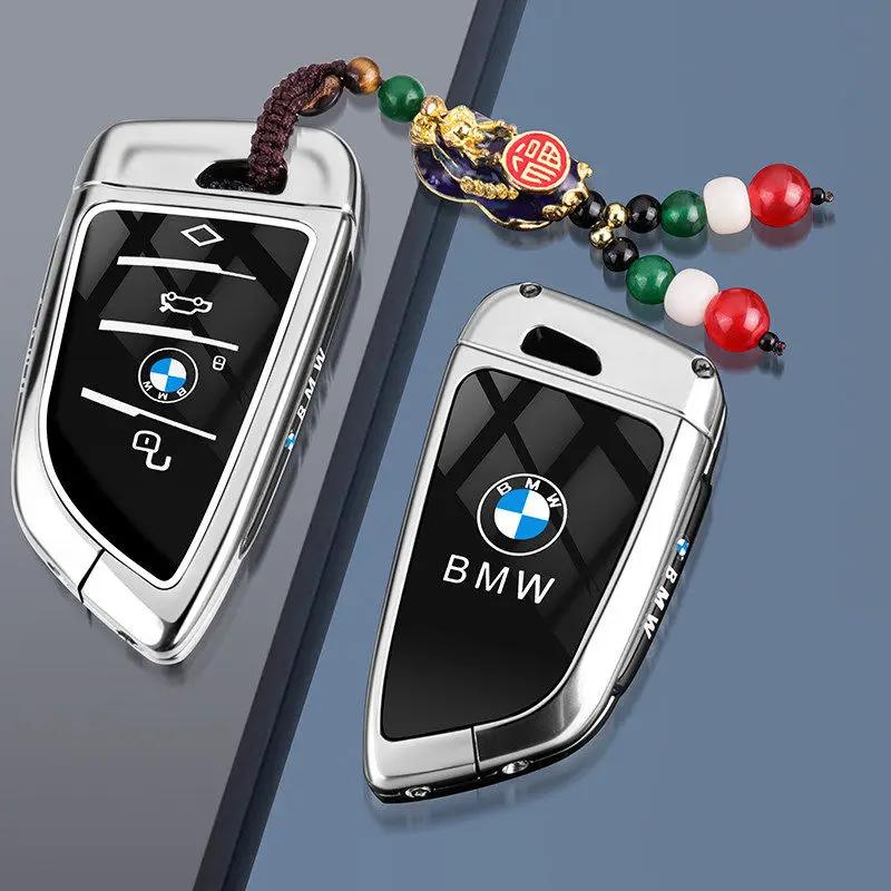Funda de aleación de Zinc para llave remota de coche, para BMW F10 F20 F30 G20 G30 X1 X3 X5 X6 X7 1 3 5 6 7 G11 F15 F48 M3 M5 FY3