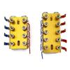 Multiports Water Manifold Aluminum Water Flows Controller 4/5/6/8In 4/5/6/8Out Handle For Injection Molding Equipment