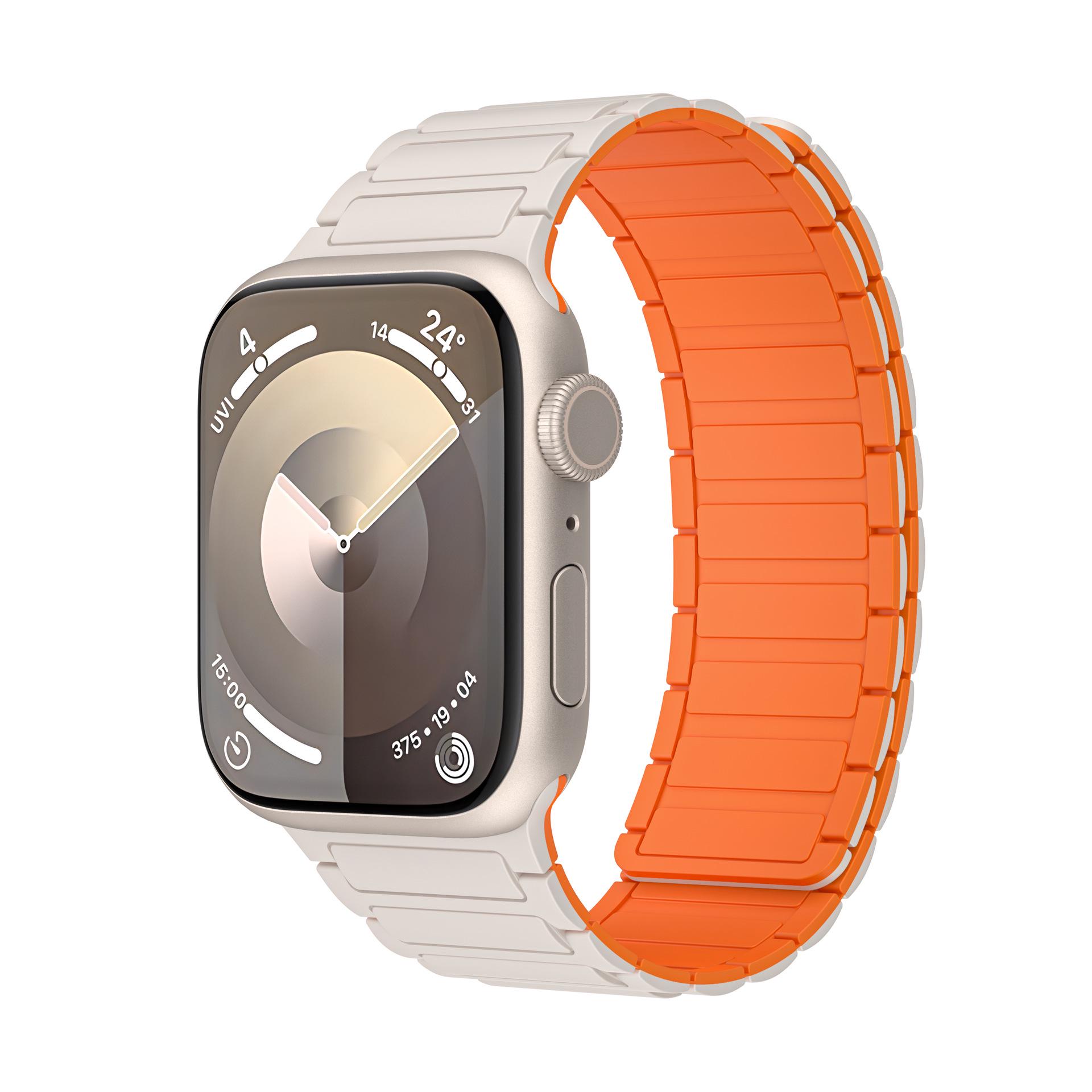 

Zhang Jingyi Magnetic Silicone Band for Apple Watch Series 1-9 42/44/45/49mm Series 1-9