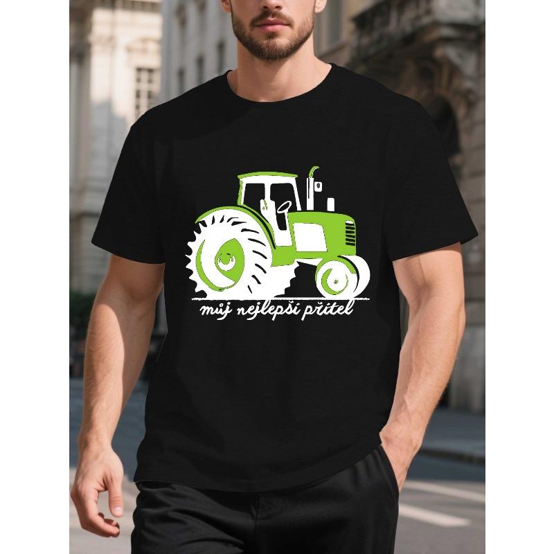 

Men S Short-Sleeve Summer Round Neck T-Shirt Featuring Czech And Slovak Sayings, Oversized, Cool, Casual, and Fashionable 4XL чорний