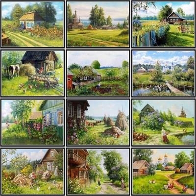 Fai da te pittura diamante 5d paesaggio mosaico punto croce paesaggio diamante ricamo decorazioni per la casa